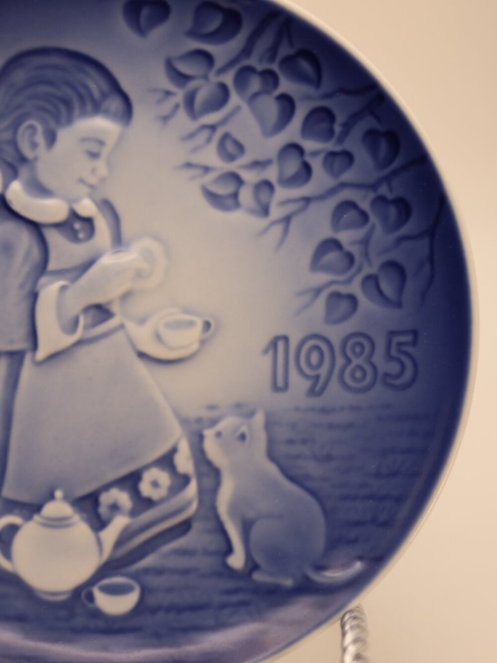 Vintage 1985 Royal Copenhagen Barnets Dag Children's Day Ceramic Plate